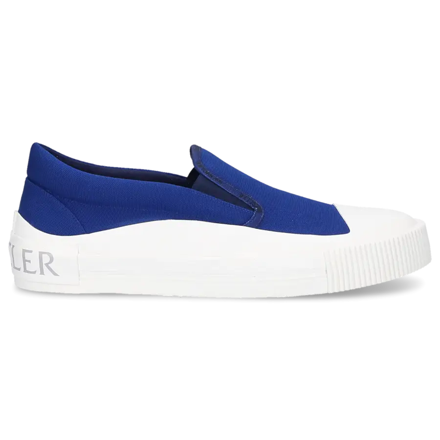 Moncler - Sneaker low GLISSIERE TRI Canvas - blau