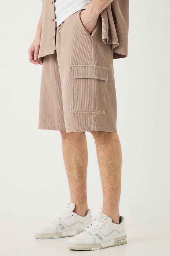 Tall Cargo-Shorts mit elastischem Bund