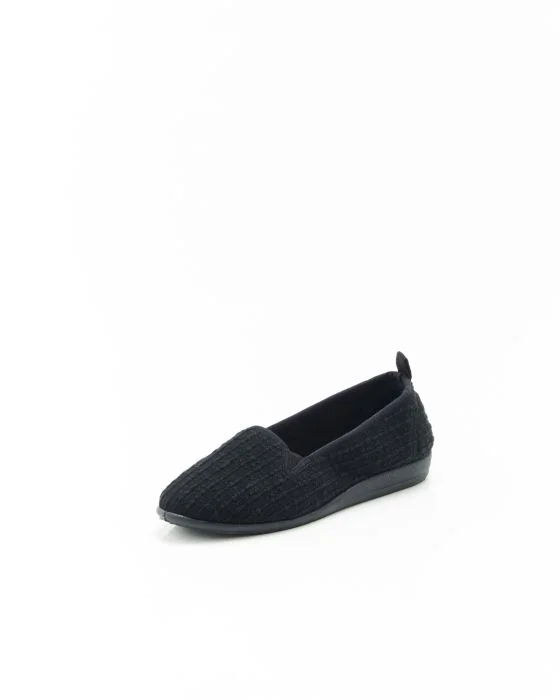 Ballerines velours gaufré Thermolactyl