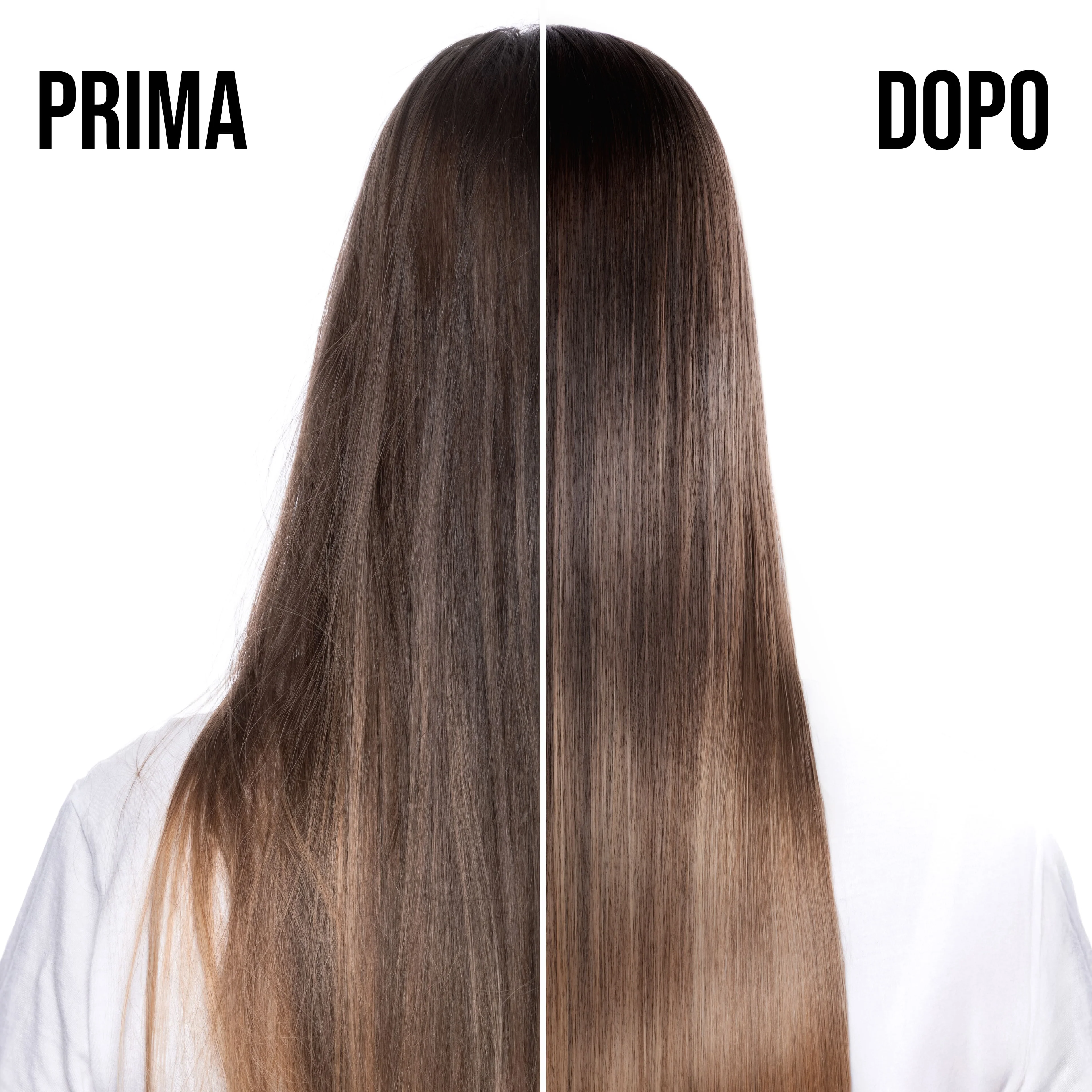 Hairlab Glosssy Liquid Mirror - Kiöblítendő Lamináló Szérum - Formázó és Finishing Hajszérum, Fényes Hajra