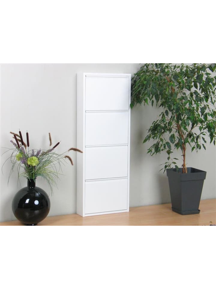 ebuy24 Schuhschrank Pisa Weiß 50 x 16 cm günstig kaufen onesize