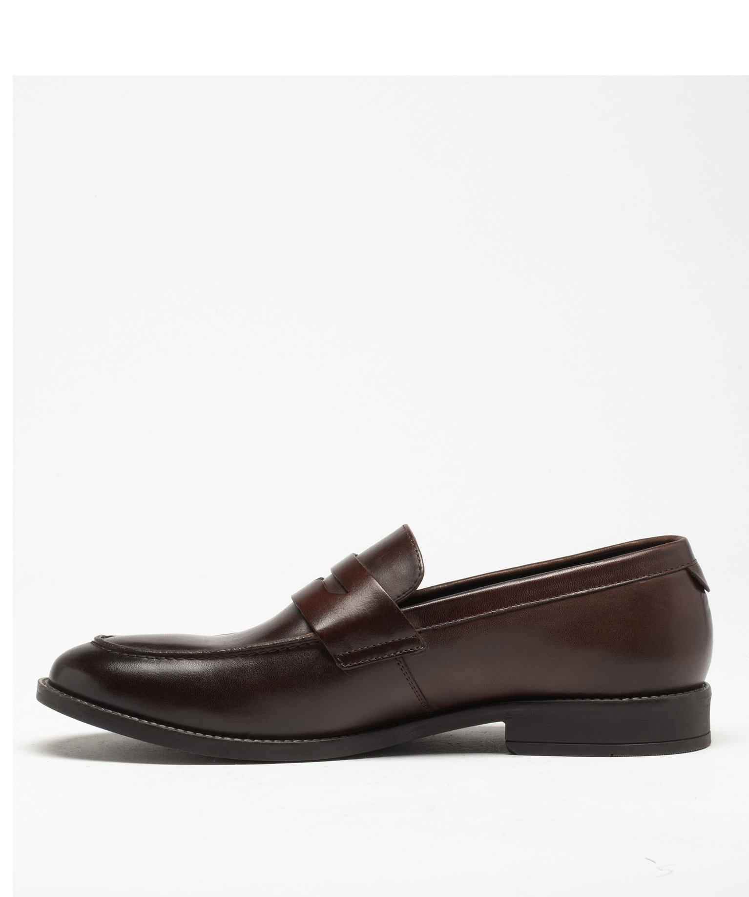 Mocassins dessus cuir homme - Tanéo marron | GEMO