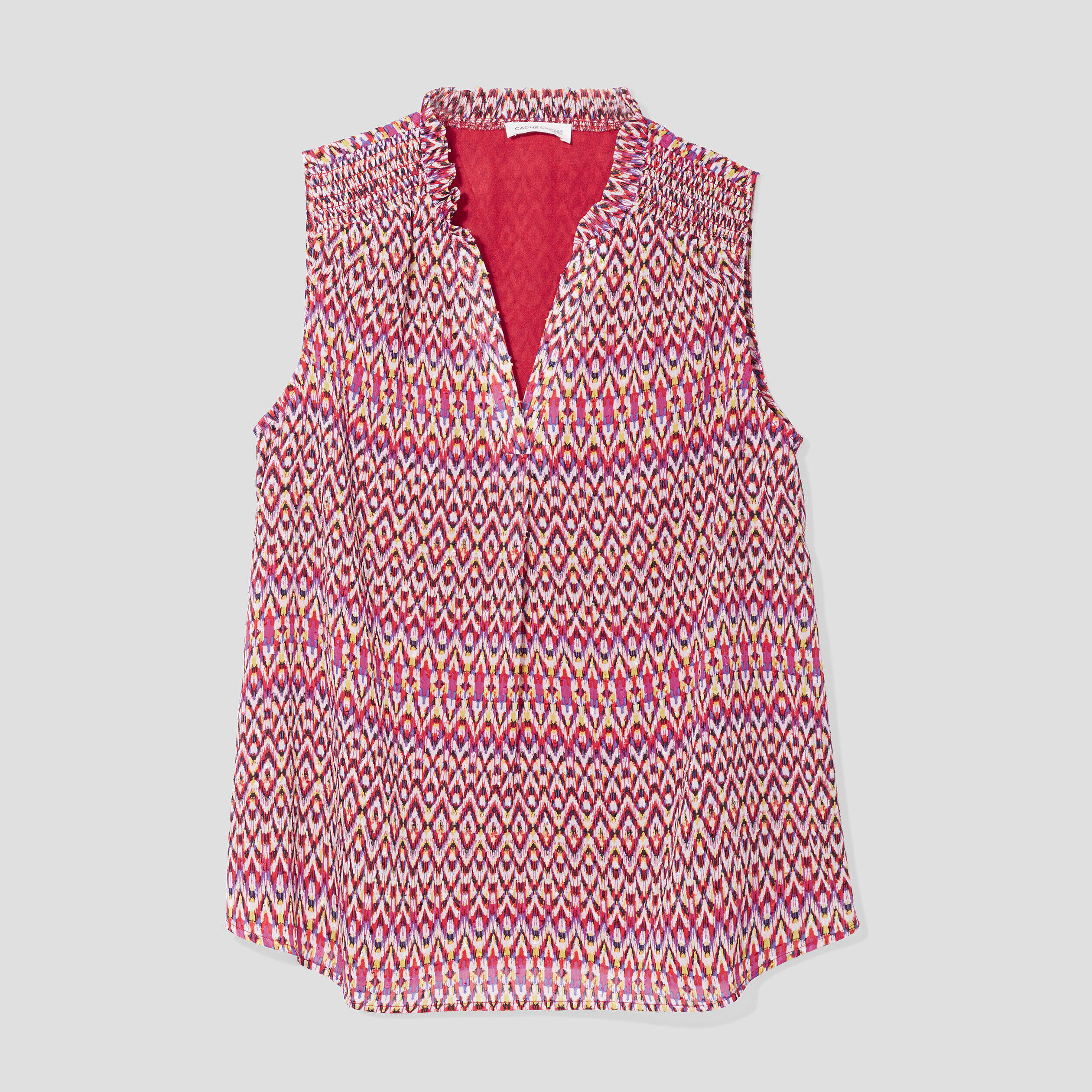 Blouse sans manches rose femme | Cache Cache