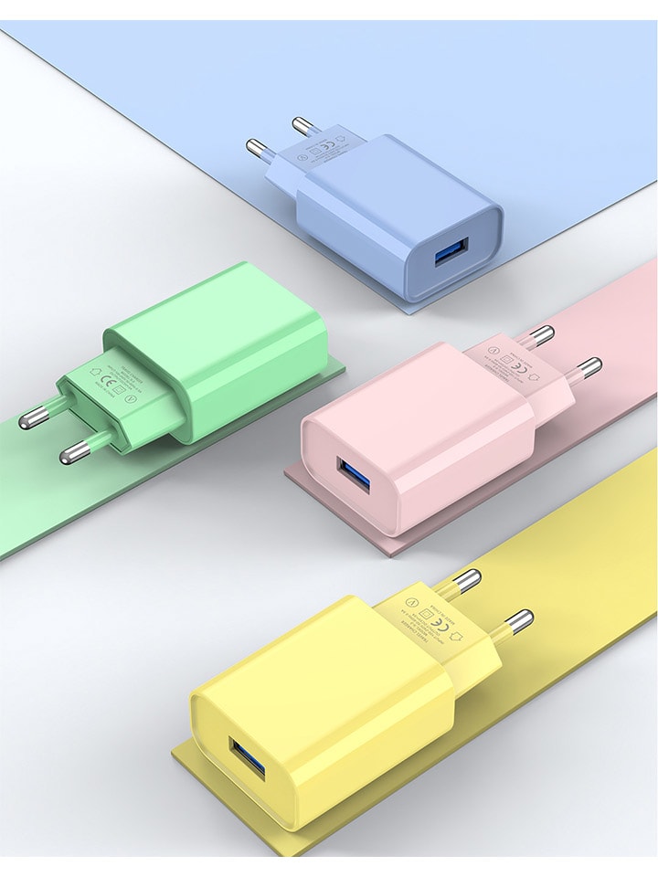 SWEET ACCESS 6er-Set: USB-Netzadapter in Bunt günstig kaufen onesize