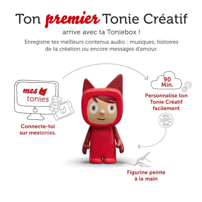 Conteuse Toniebox rouge mon premier coffret Tonies