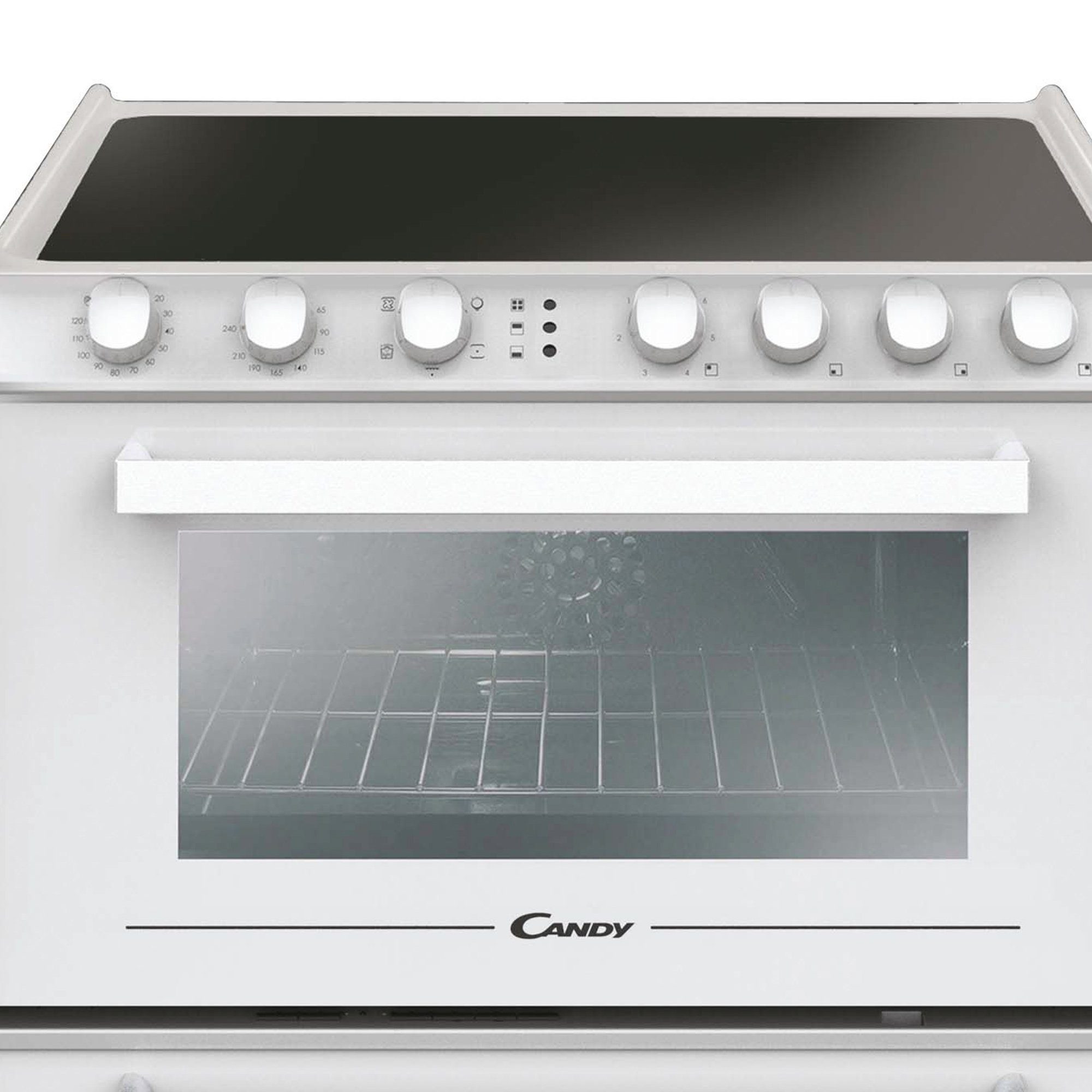 Candy Standgeschirrspüler weiß, TRIOVWNT/1, 8 l, 6 Maßgedecke, Kochfeld, Backofen, Geschirrspüler, High-Light Kochfeld