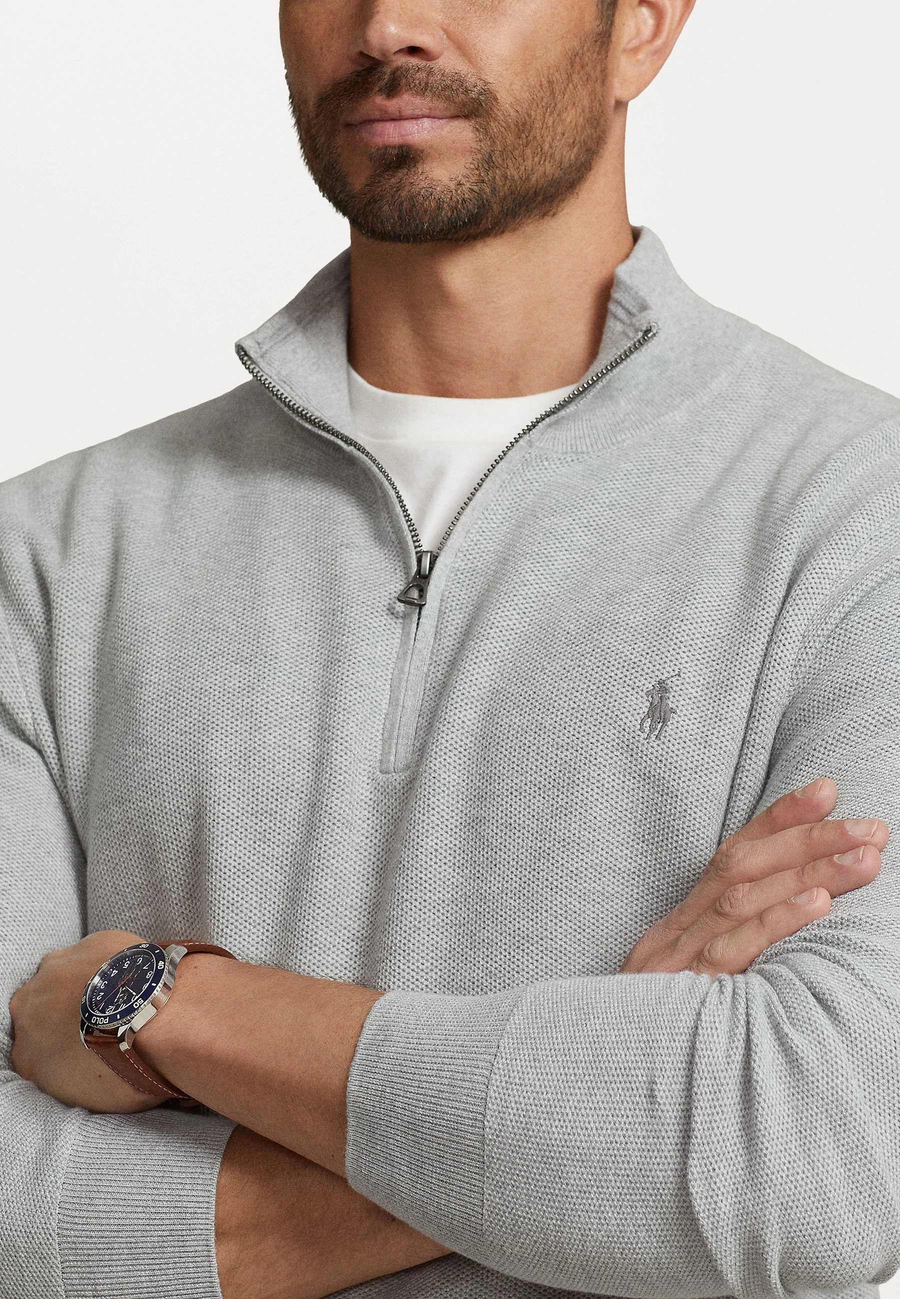 Suéter Polo Ralph Lauren Big & Tall de manga larga