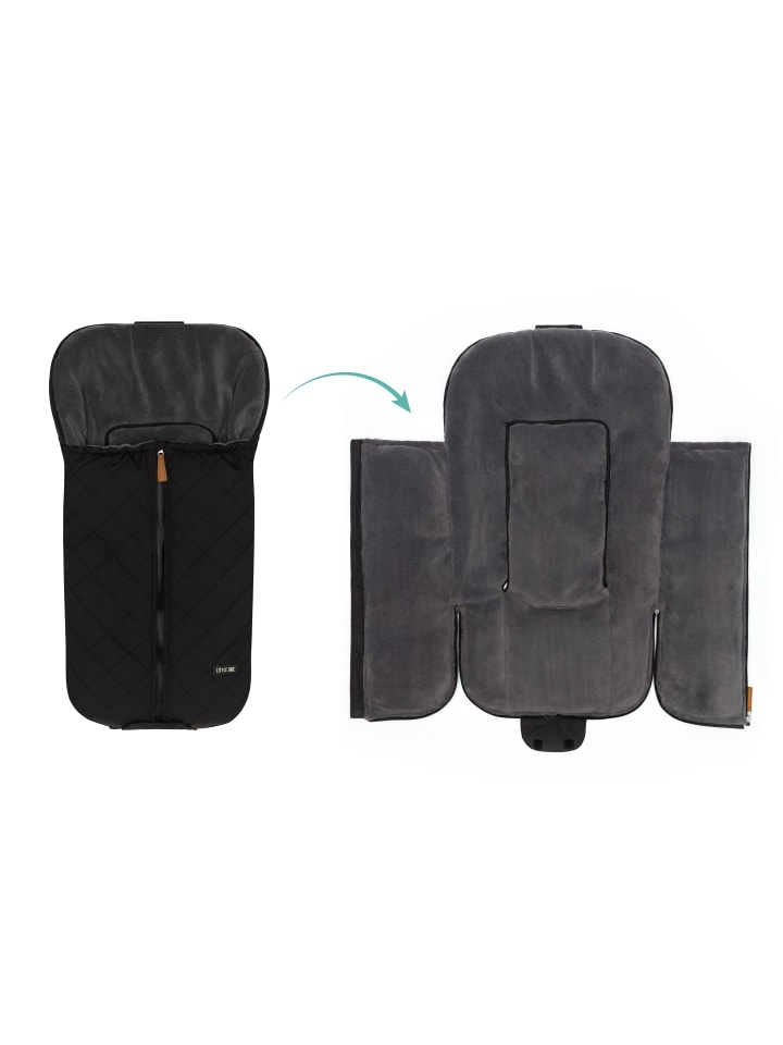 fillikid Winterfußsack Nevado Gr. 0 Exklusiv in Schwarz günstig kaufen onesize