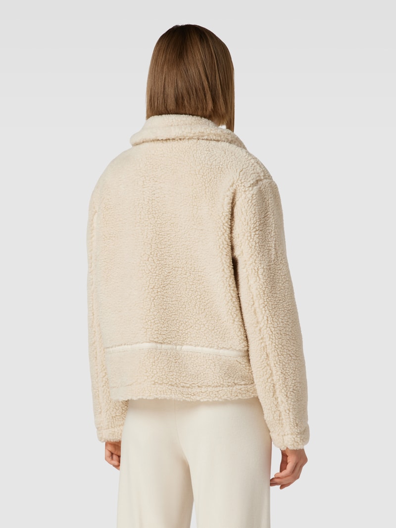 Jacke aus Teddyfell Modell 'NADIA' in offwhite