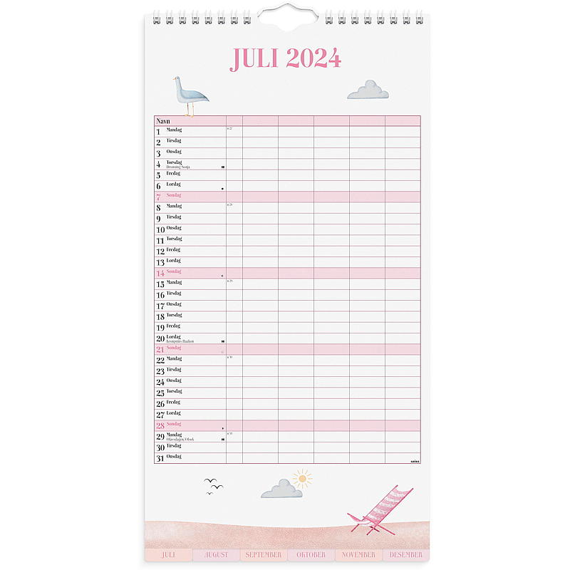 Veggkalender Annies familiekalender