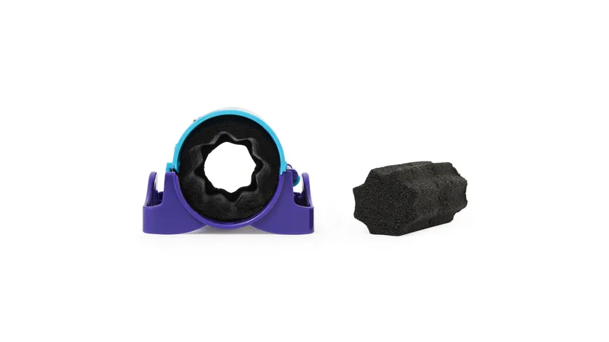 Spin Master - Kinetic Sand Slice n Surprise Set - mit 3 Sandfarben und 7 Werkzeugen für tolle Muster