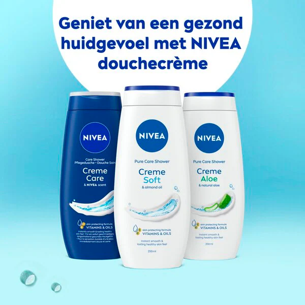 NIVEA Soft tusfürdő 250ml - Normál olaj