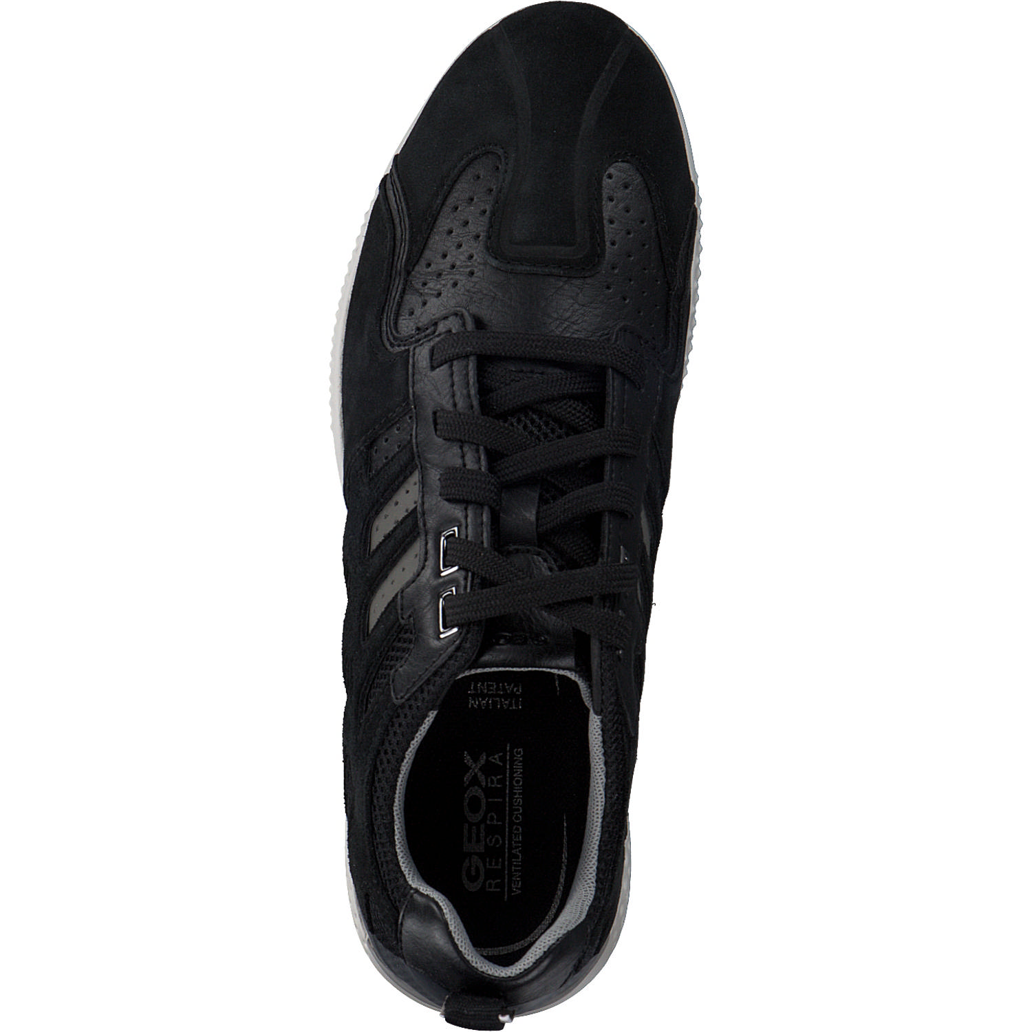 Geox U048DB, Sneakers Low, Herren, black/black