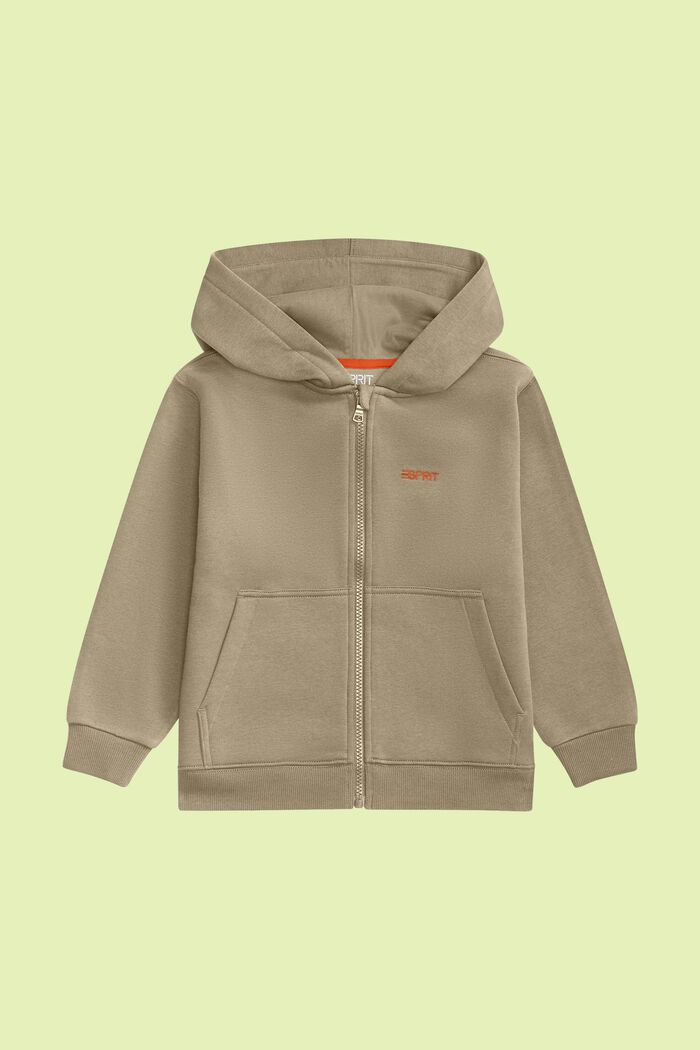 Logo-Kapuzenjacke mit Reißverschluss