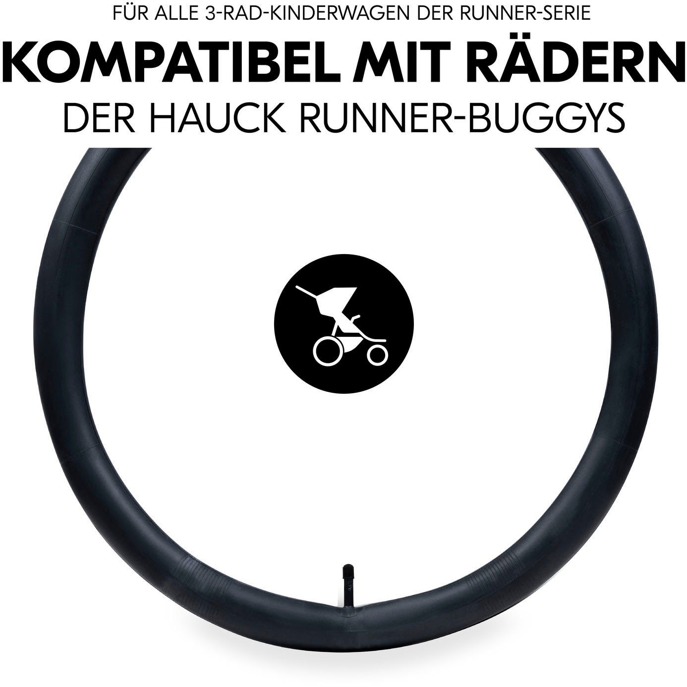 Hauck Reifen-Reparaturset Pushchair Repair Kit 3W, für Dreirad-Buggys