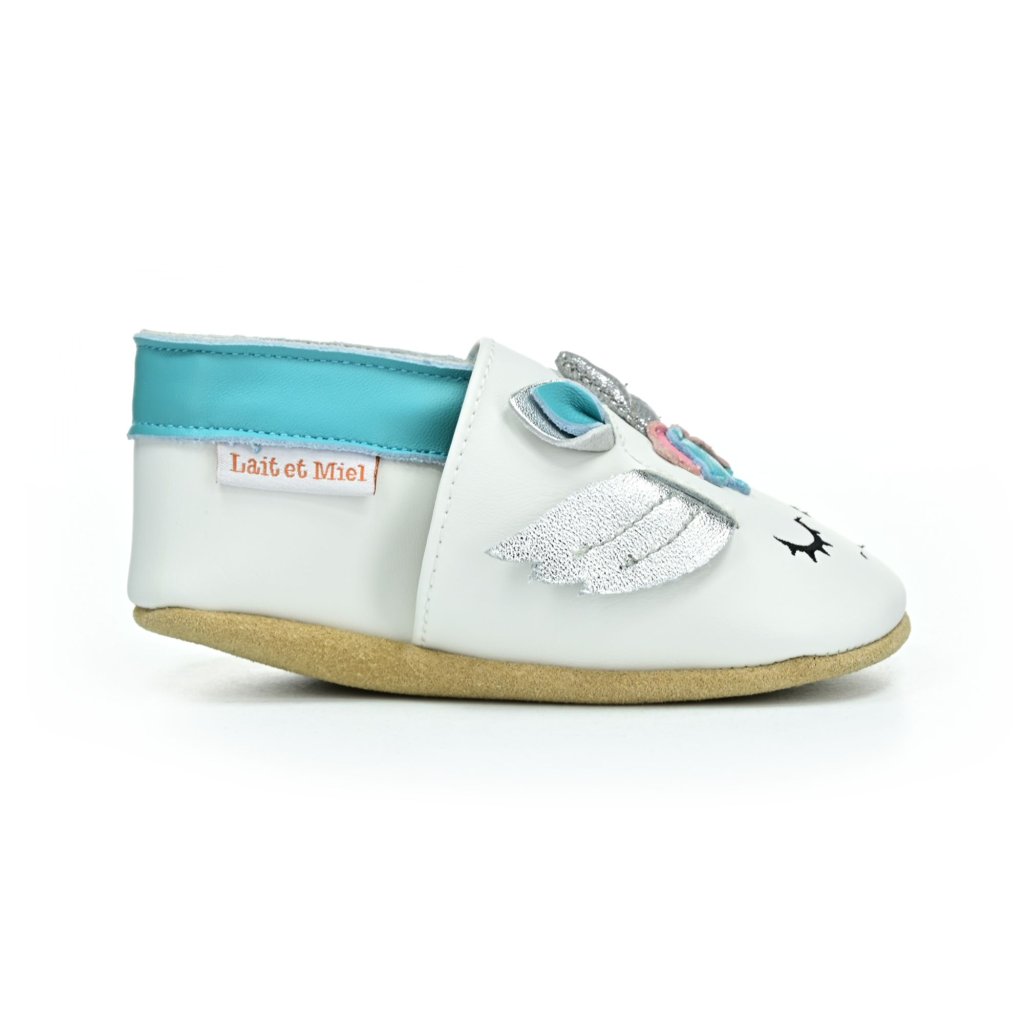 Lait et Miel Licorne Krabbelschuhe mit Einhorn