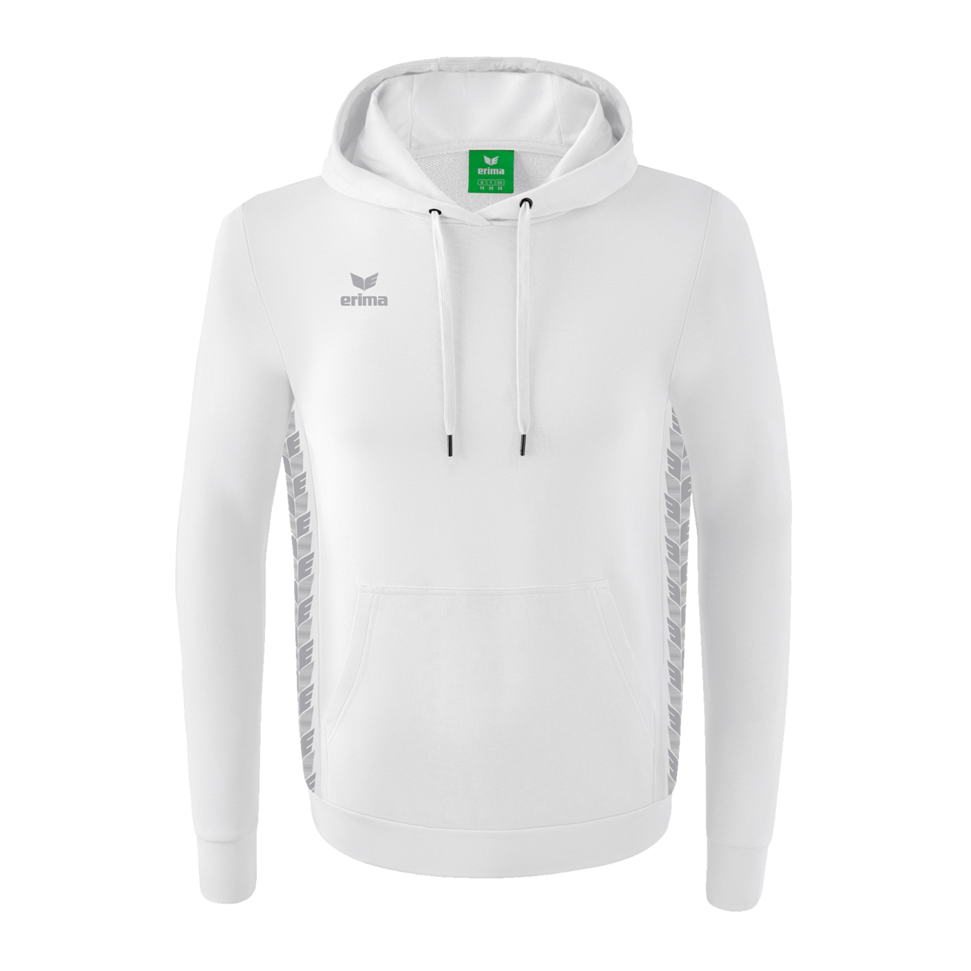 Erima Team Essential Hoody Kids Weiss Grau