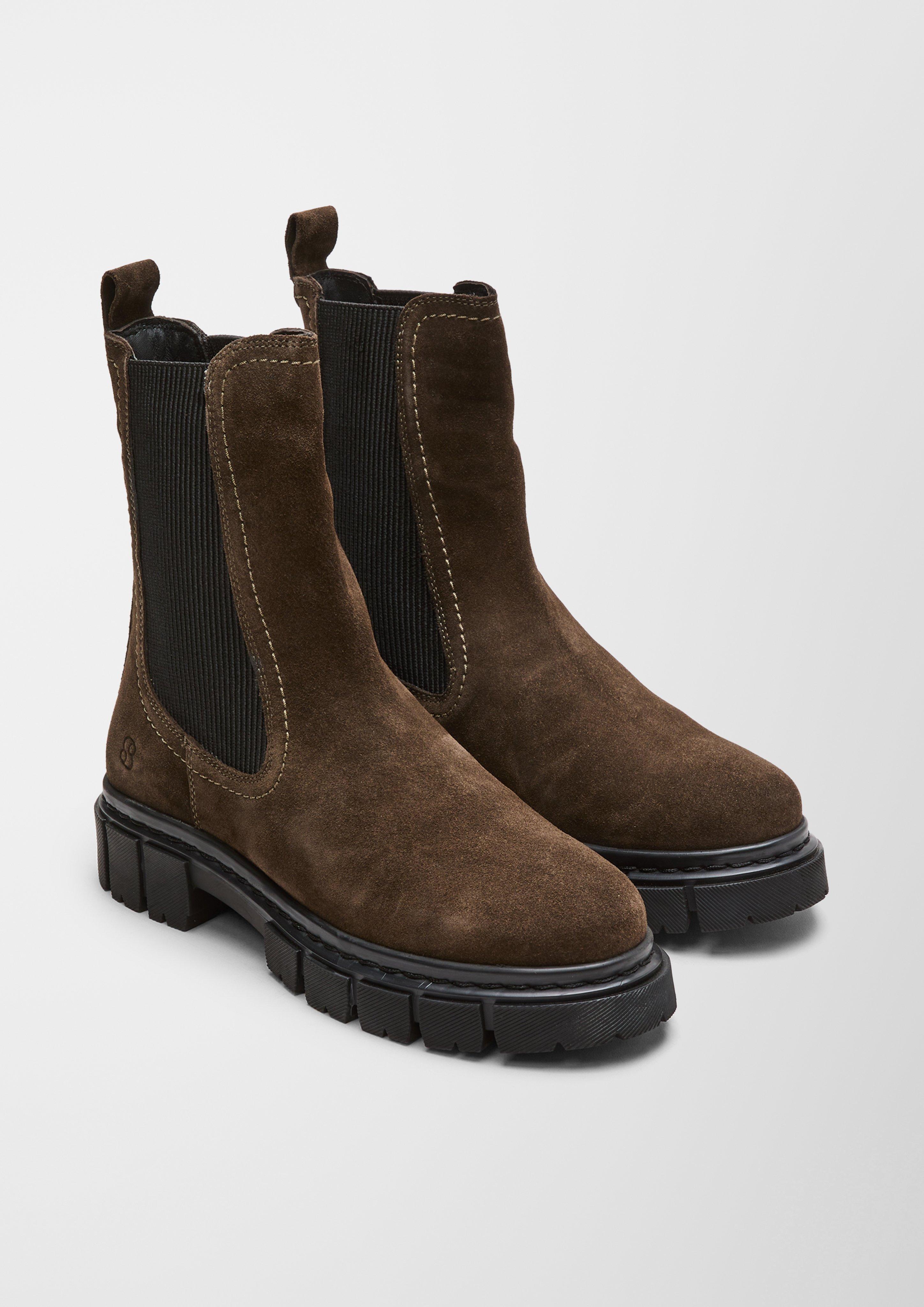 Stiefel aus Veloursleder  6006576-701