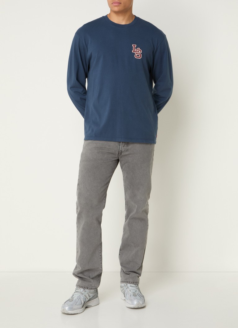 Levi's tričko s dlouhým rukávem a výšivkou loga
