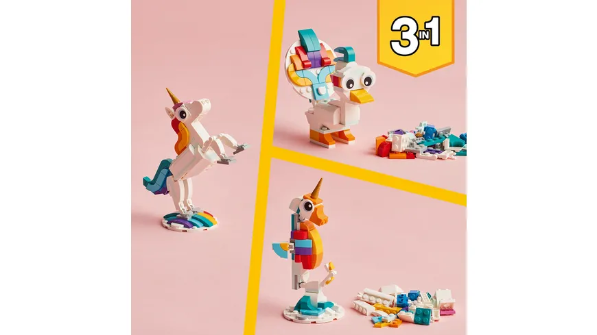 LEGO Creator 3in1 31140 Magisches Einhorn