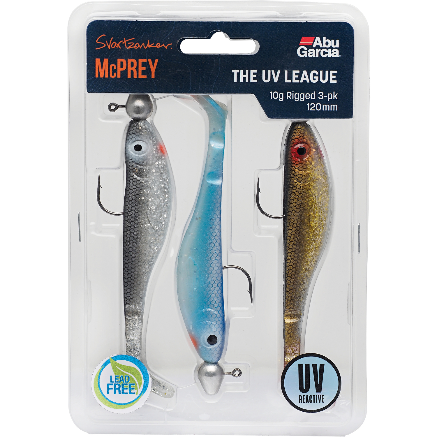 Abu Garcia Gummifisch Svartzonker McPrey (Prerigged) - The UV League