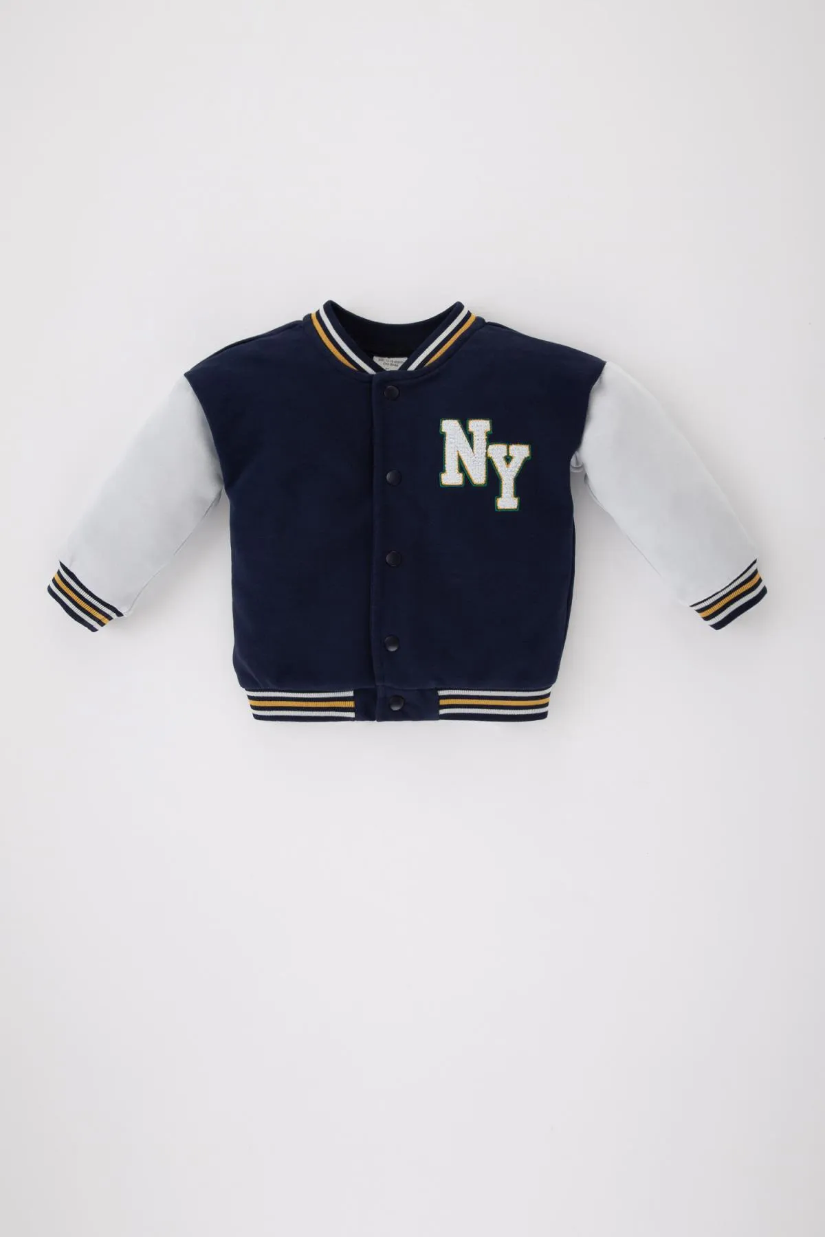 DeFacto  Bedruckte Strickjacke mit College-Kragen für Babys (J) B8542a524sp