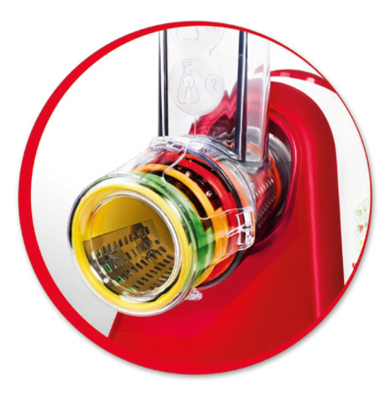 Moulinex Zerkleinerer Fresh Express Plus DJ756G elektrische Reibe 200 Watt, 2000 W