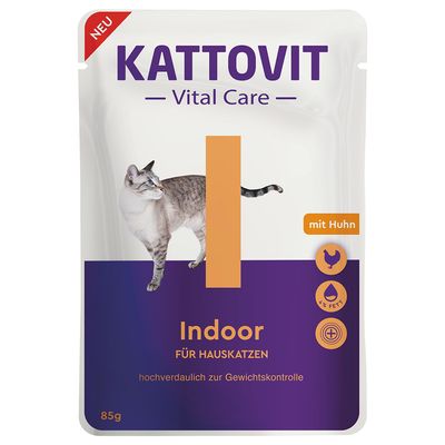 Kattovit Vital Care Indoor Pouches mit Huhn