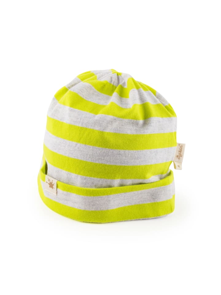 Sigikid Mütze Sporty Dino in Neongelb/Hellgrau günstig kaufen