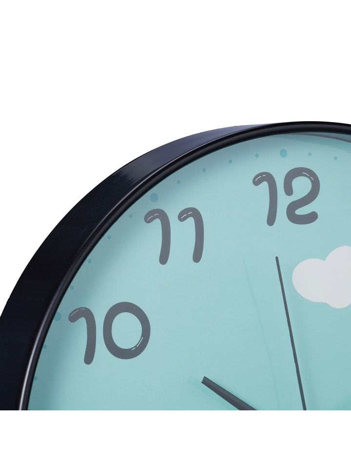 relaxdays Kinder-Wanduhr 
