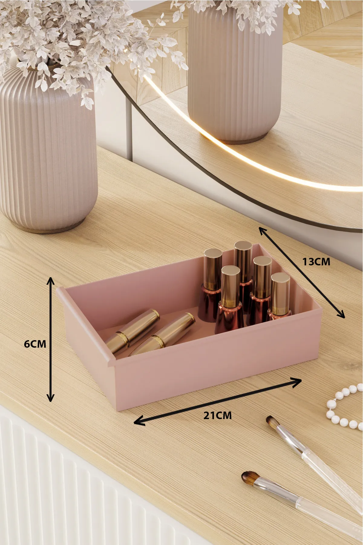 Pufwin Home  Aufbewahrung Kleiderschrank - Rosa - Plastik
