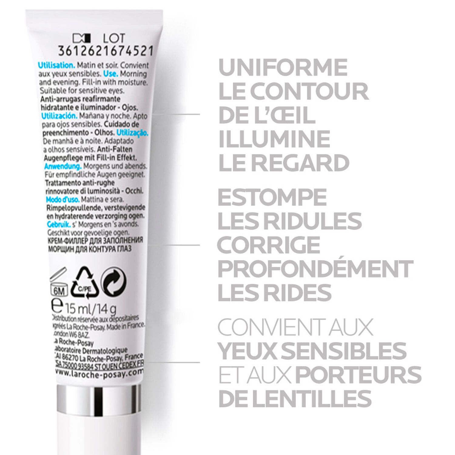 la roche-posay Pure Vitamine C Contour des Yeux Anti-Rides 15 ml