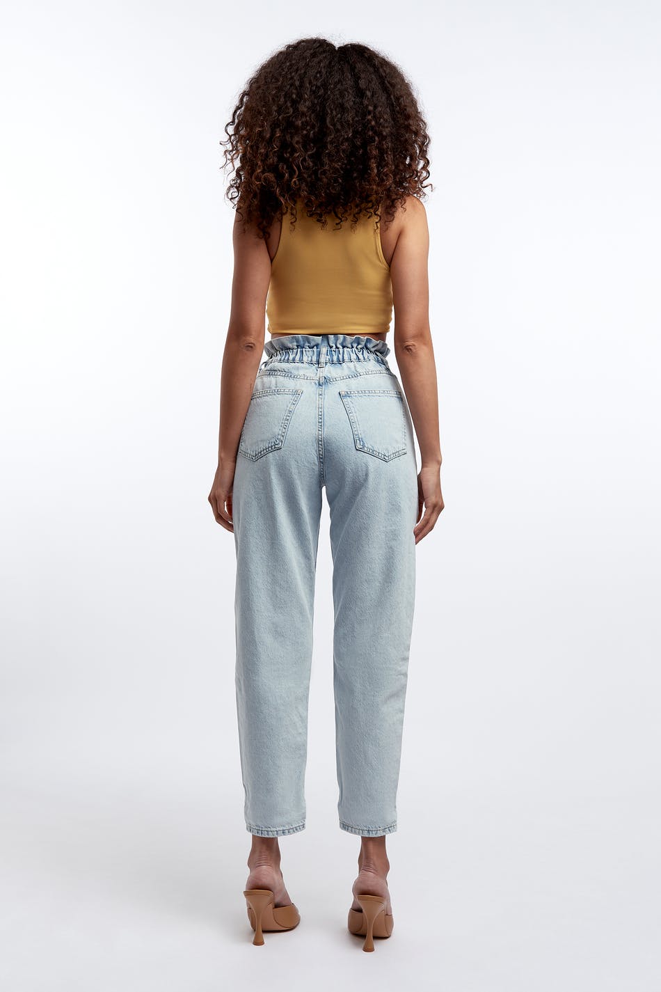 Paperbag mom jeans