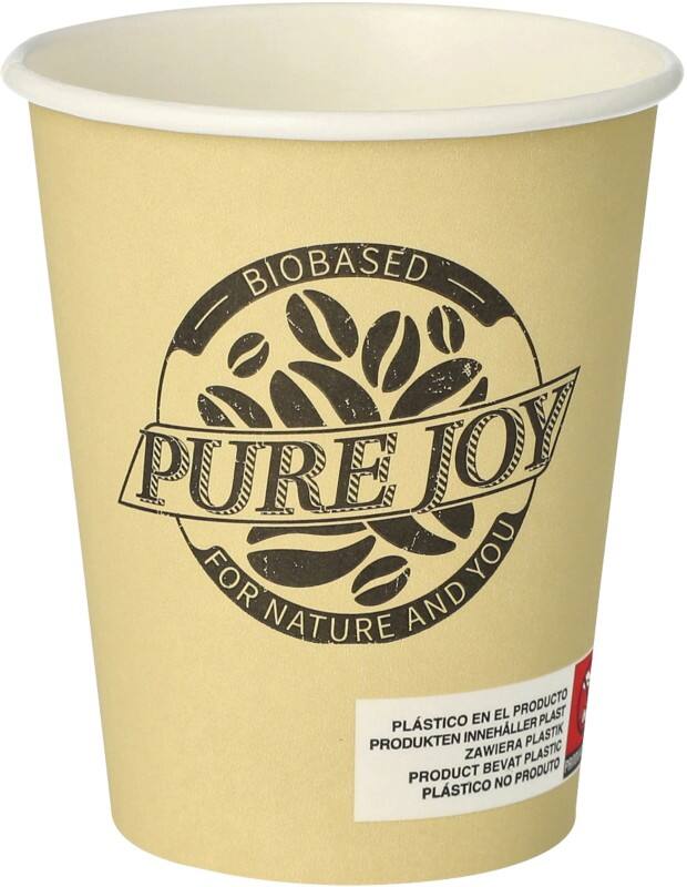 PAPSTAR Pure Joy Einwegbecher Pappe 200 ml 80 mm 50 Stück à 200 ml