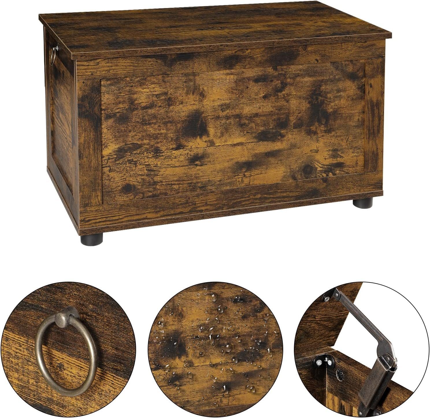 Diyarts Wäschetruhe, Aufbewahrungsbox, 2 Ringen, für Kinder, Robust, Flur, Wohnzimmer