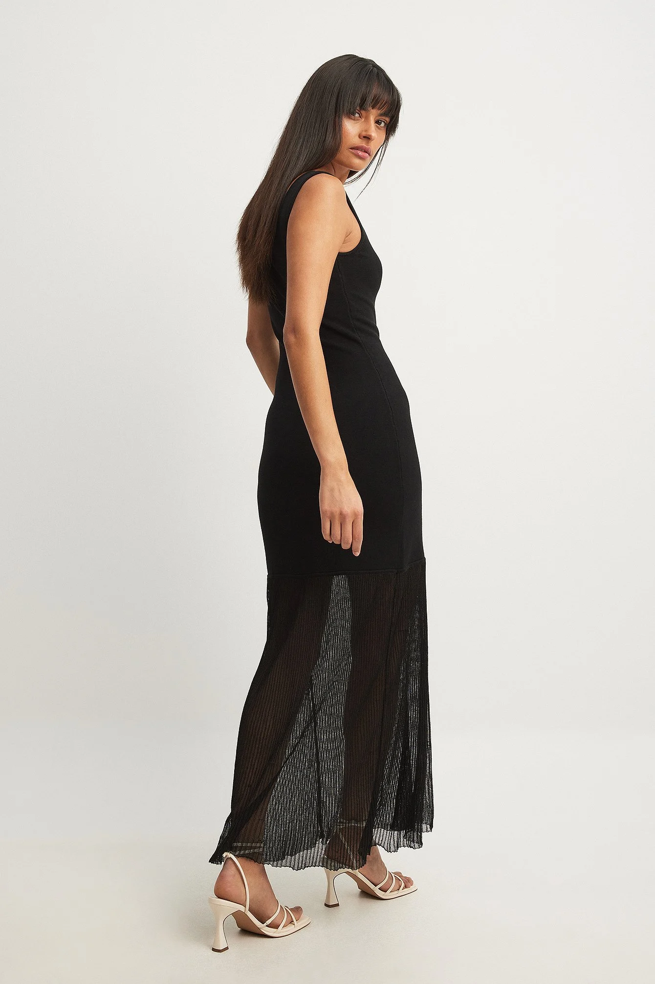 Gestricktes Maxikleid