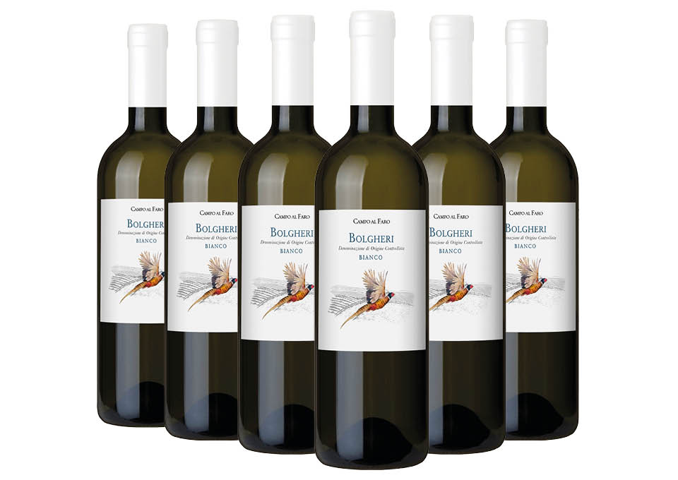 Bolgheri Bianco DOC 2022 Campo al Faro 6 bouteilles de 0,75 ℓ