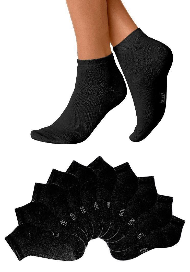 H.I.S Kurzsocken (Set, 10-Paar) mit verstärkter Ferse und Spitze