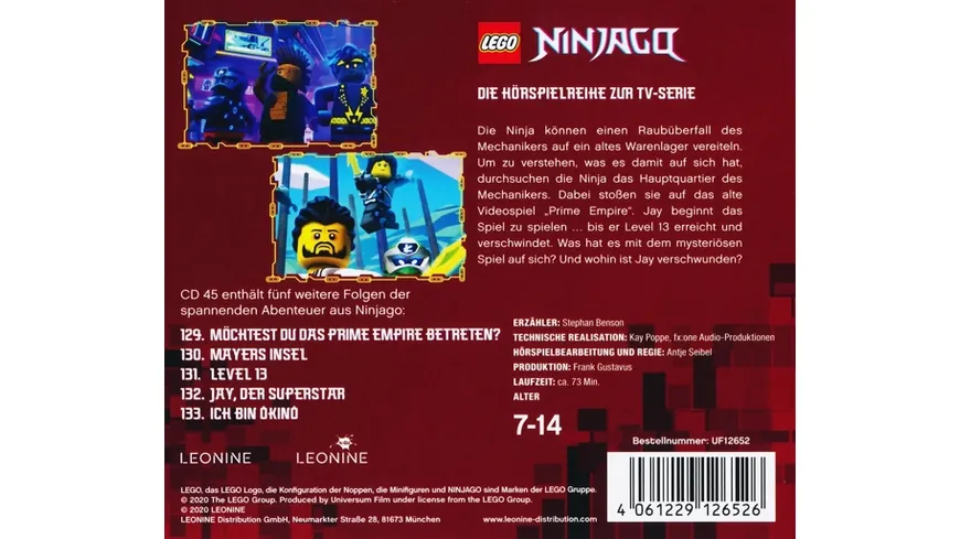 LEGO Ninjago (CD 45)
