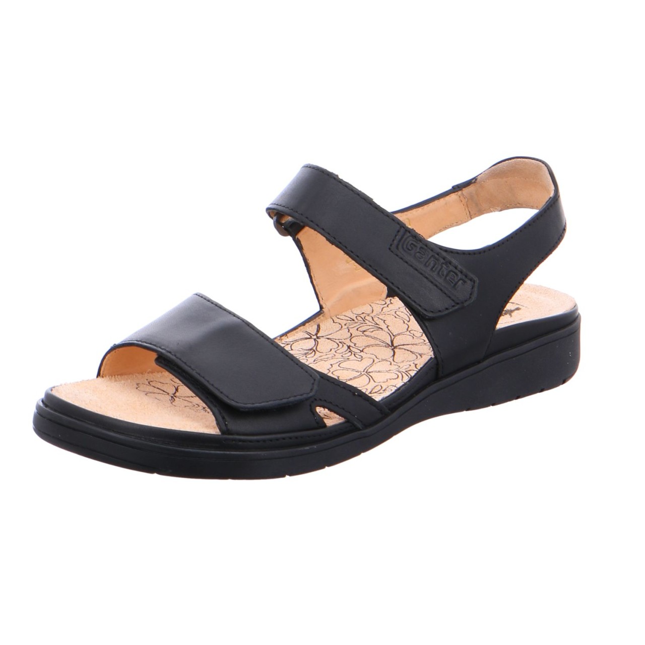 GANTER Komfort Sandalen schwarz Gina