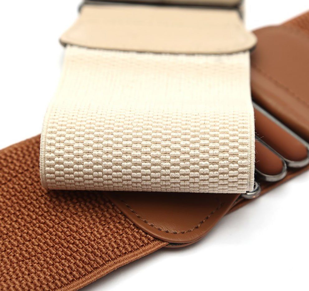 Tapferer Ping Bauchband Dehnbarer elastischer dekorativer Rock mit Taillenmieder für Frauen