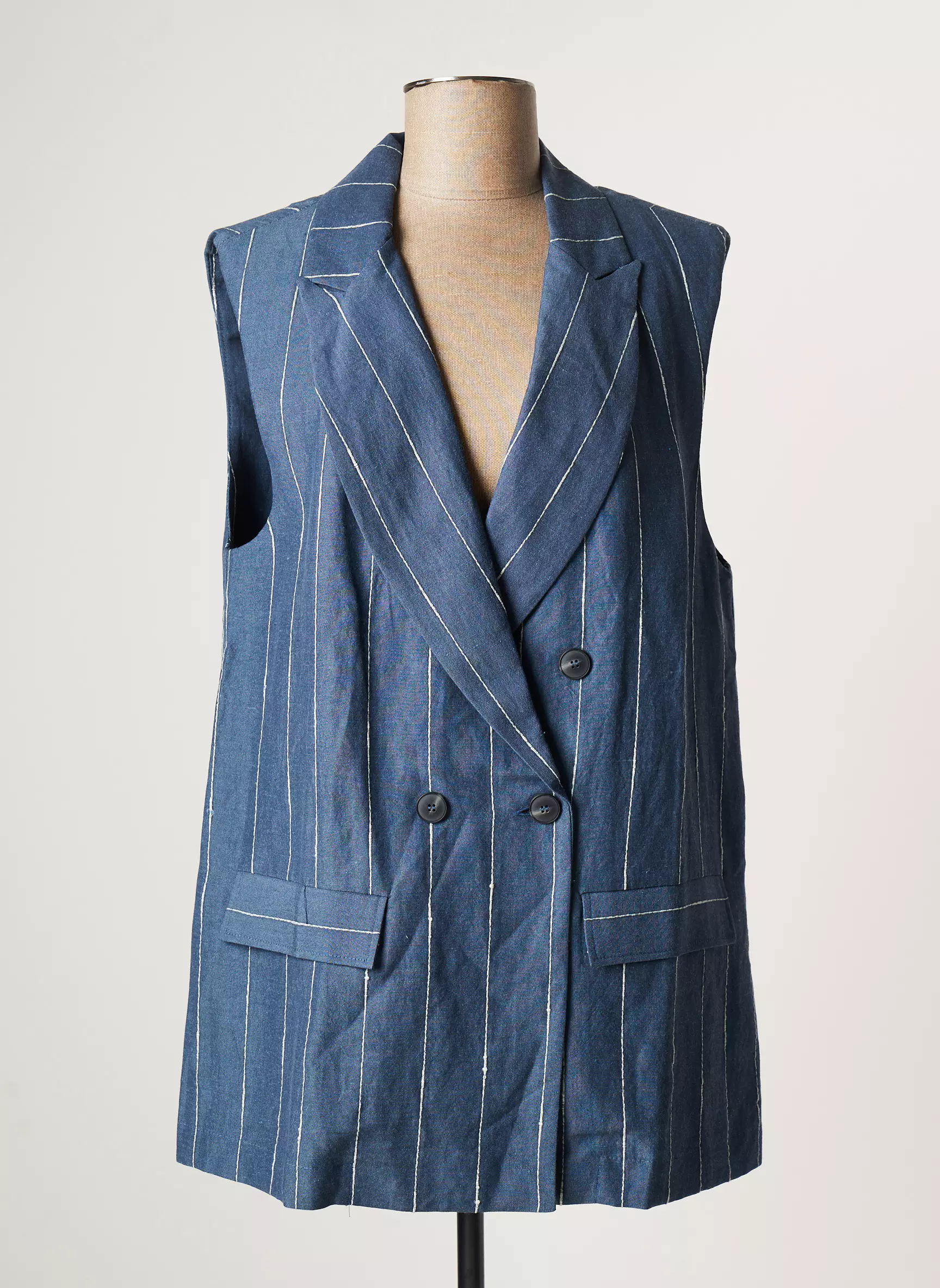 Lauren Vidal Vestecasual Femme couleur bleu