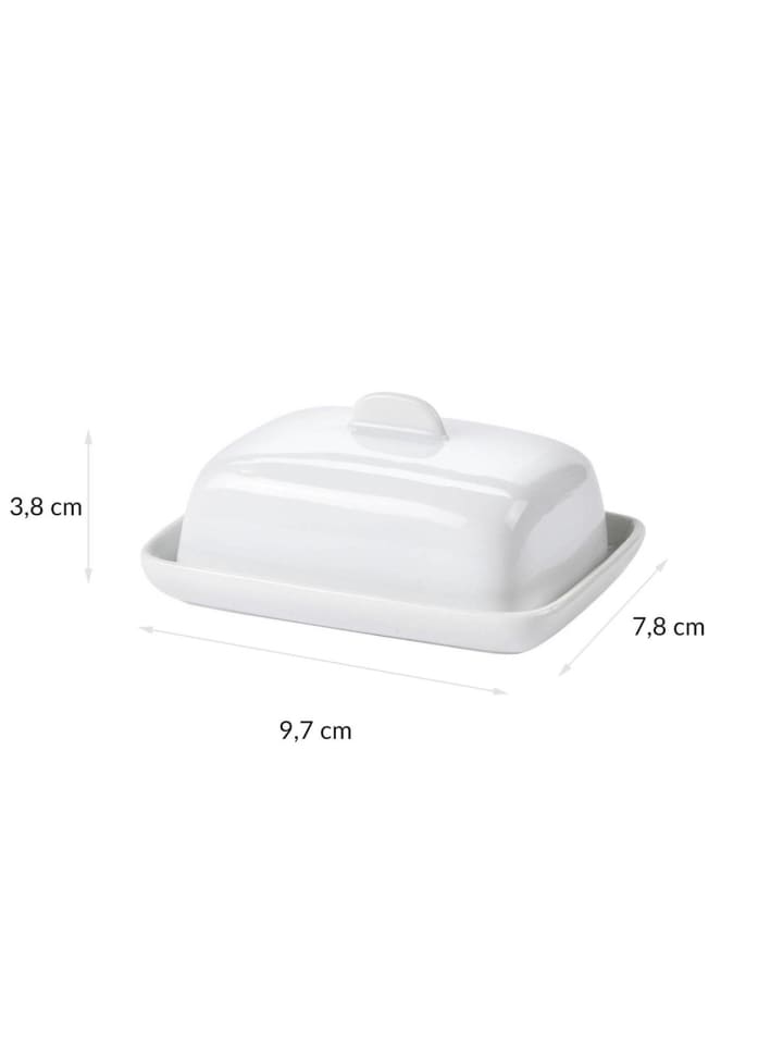 Excellent Houseware Butterdose in weiß günstig kaufen onesize