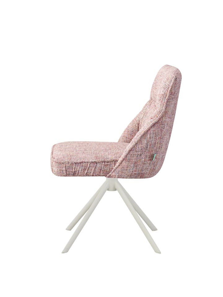 DUBI Möbel 2er-Set: Drehstuhl LINNEA in Rosa - (B)49 x (H)85 x  (T)62 cm günstig kaufen onesize