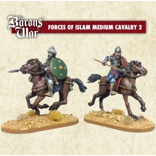 Barons War: Outreamer -  Ayyubid Medium Cavalry 2 (Forces of Islam) (2)