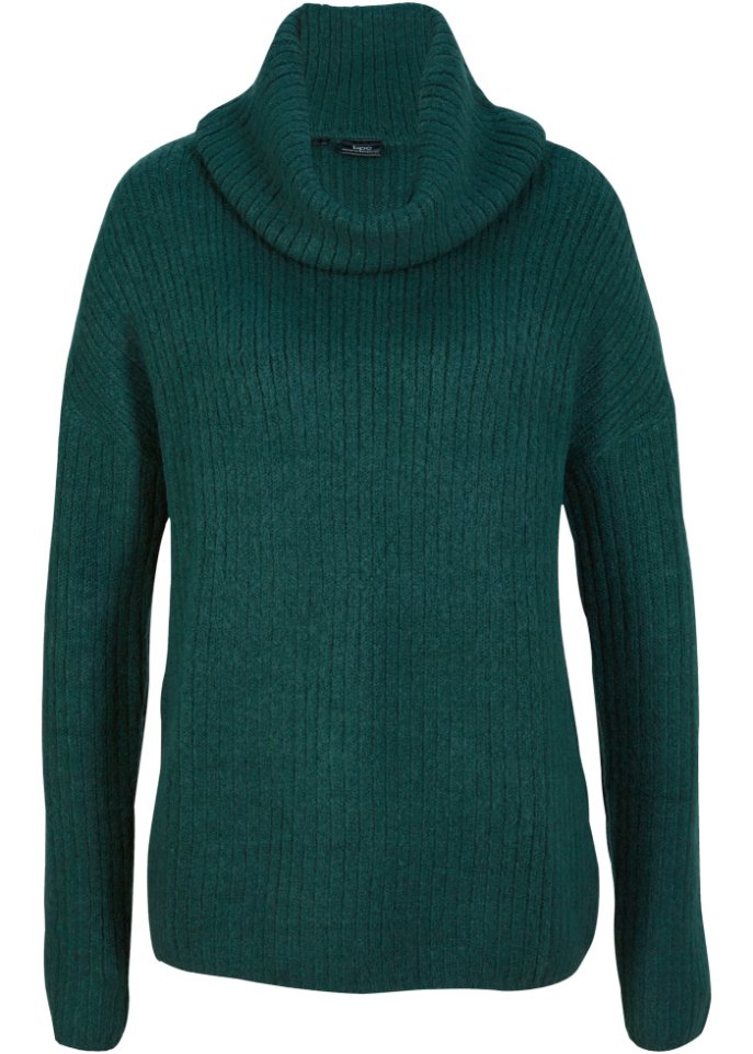Oversize Pullover mit weitem Kragen