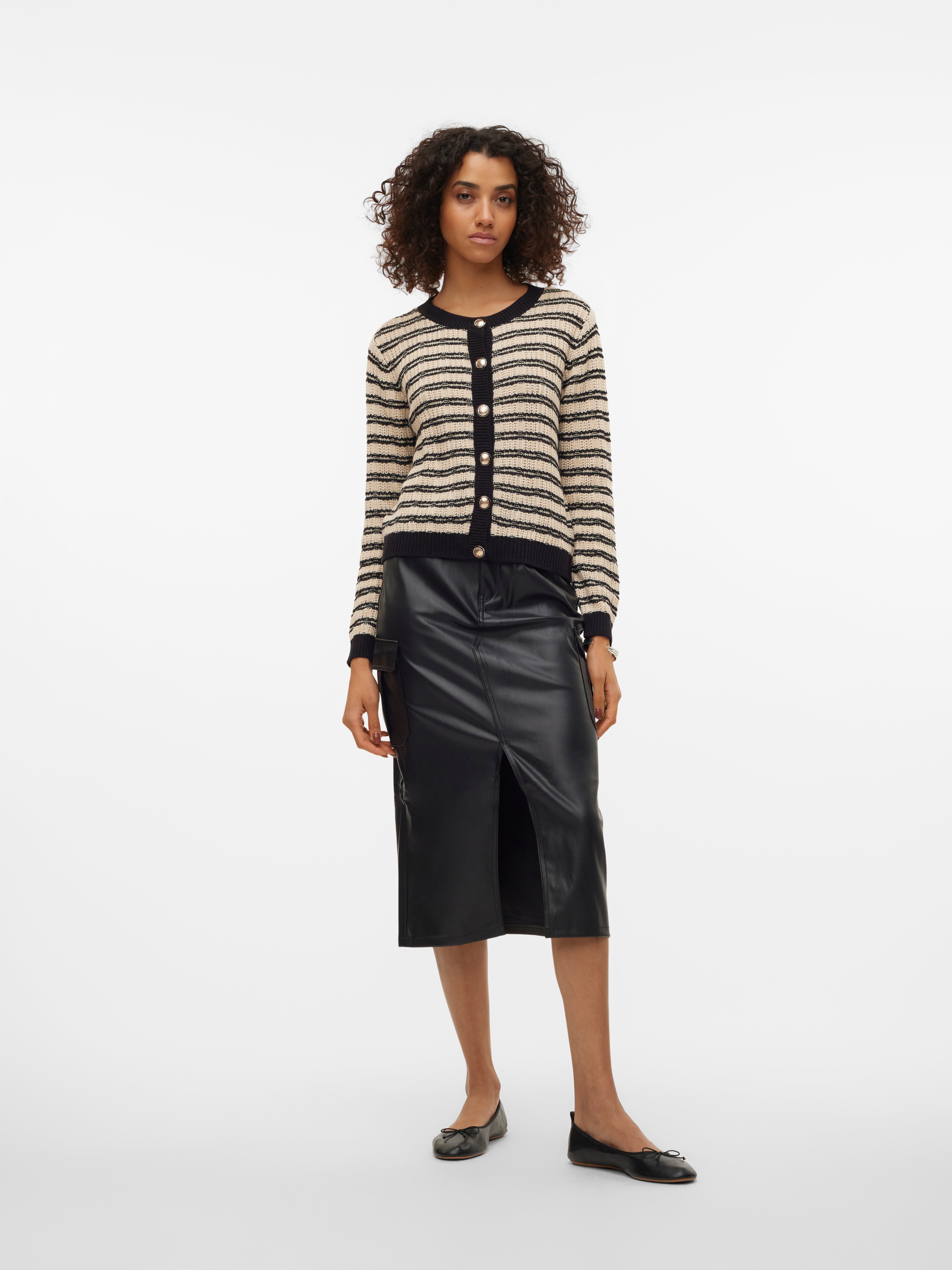 VMVERI Hohe Taille Langer Rock