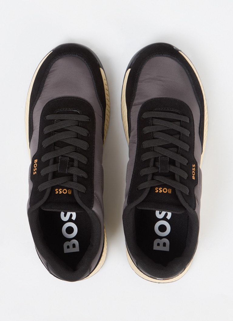 HUGO BOSS Titanium tenisice s detaljima od brušene kože