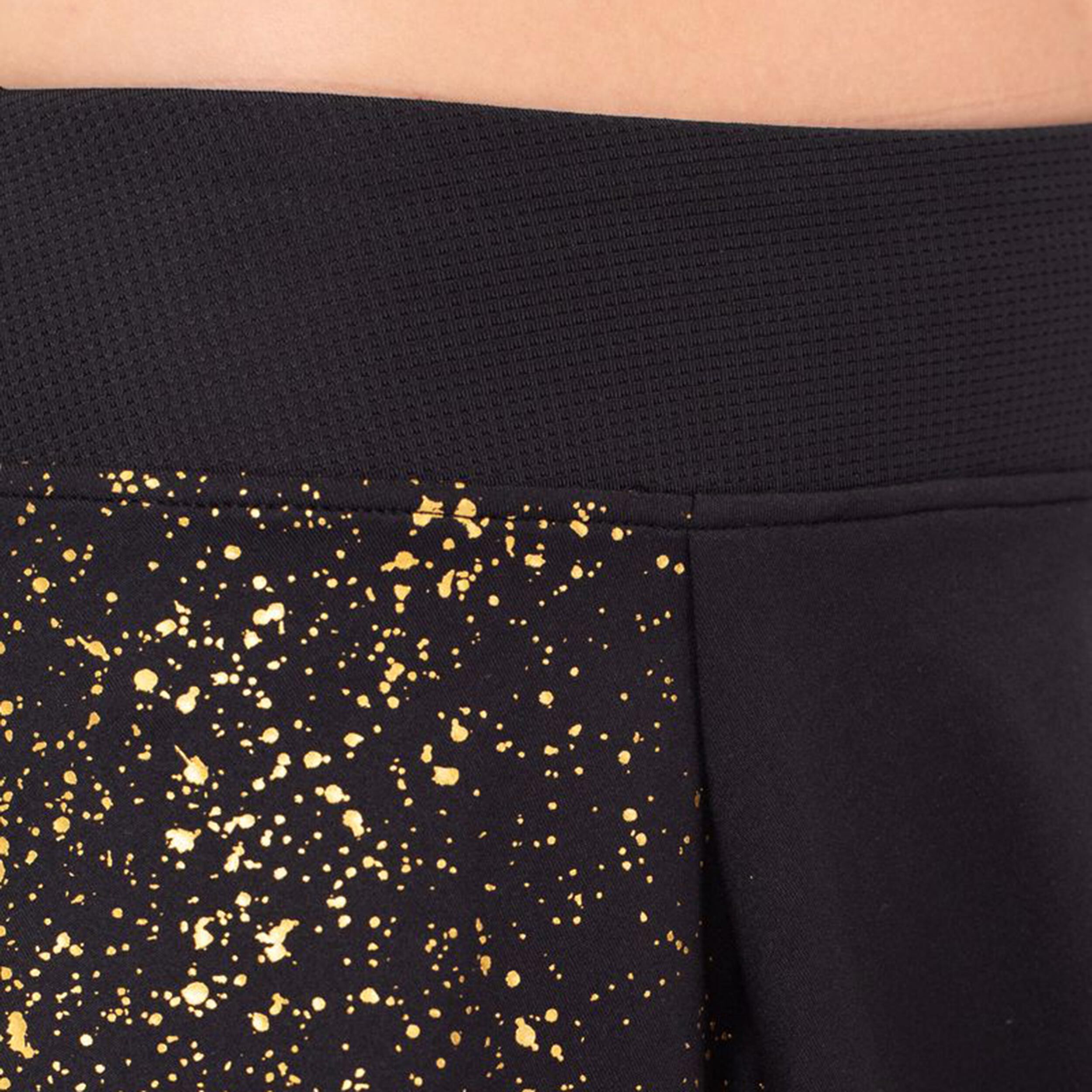 Paris 2024 Printed Wavy Rock Damen - Schwarz, Gold