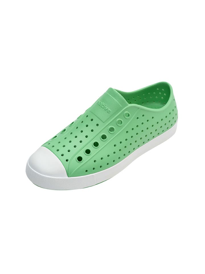 Native Slipper in Weiß/ Grün günstig kaufen
